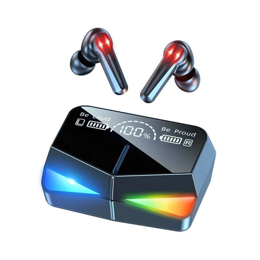 M28 TWS Gaming Earbuds – Bluetooth 5.3 with Charging Case